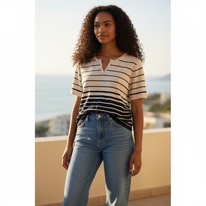 NWT Croft & Barrow Short sleeve top.    8️⃣